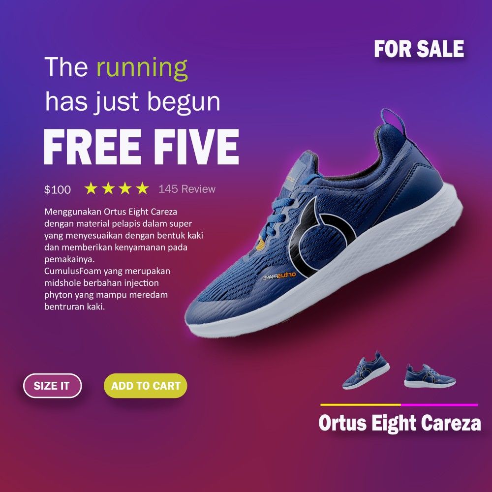 Ilustrasi proses meningkatkan konversi sepatu online dari klik menjadi pembelian