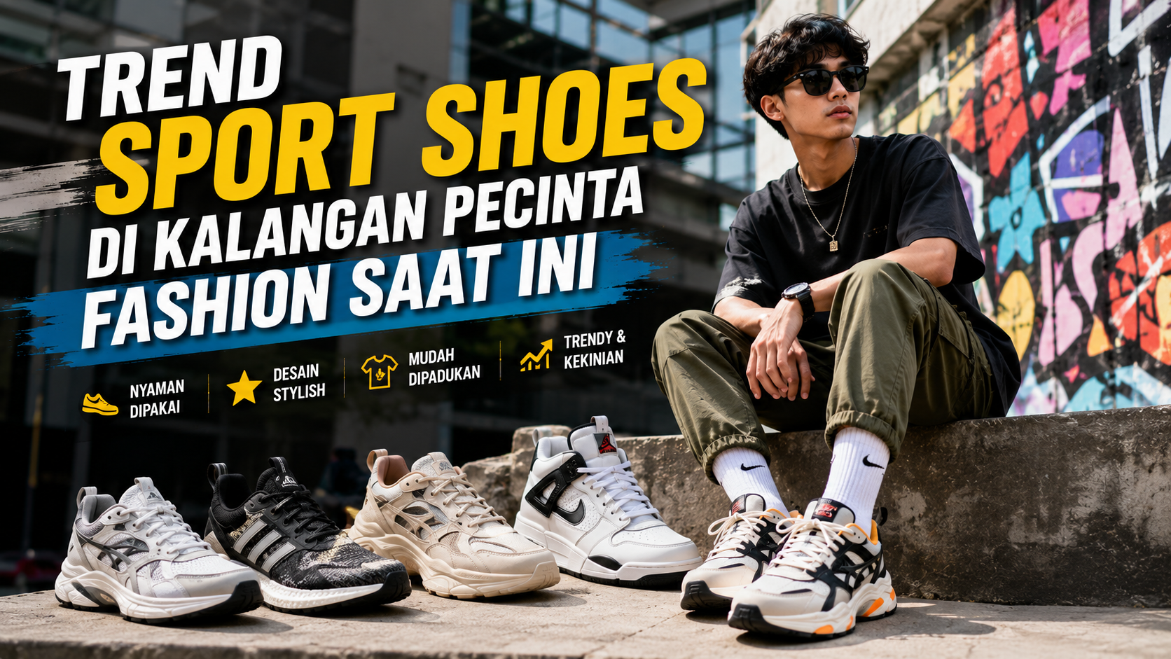 Trend Sport Shoes di Kalangan Pecinta Fashion Saat Ini, Nyaman dan Stylish