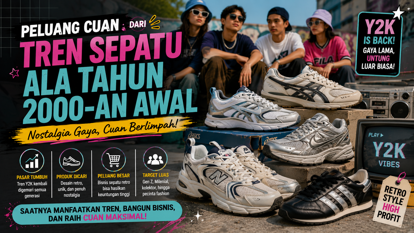 Tren Sepatu Y2K