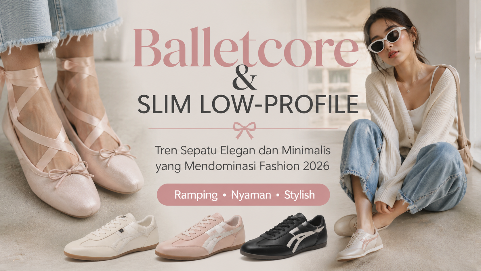 Balletcore & Slim Low-Profile Jadi Tren Baru, Ini Alasan Banyak Orang Menyukainya