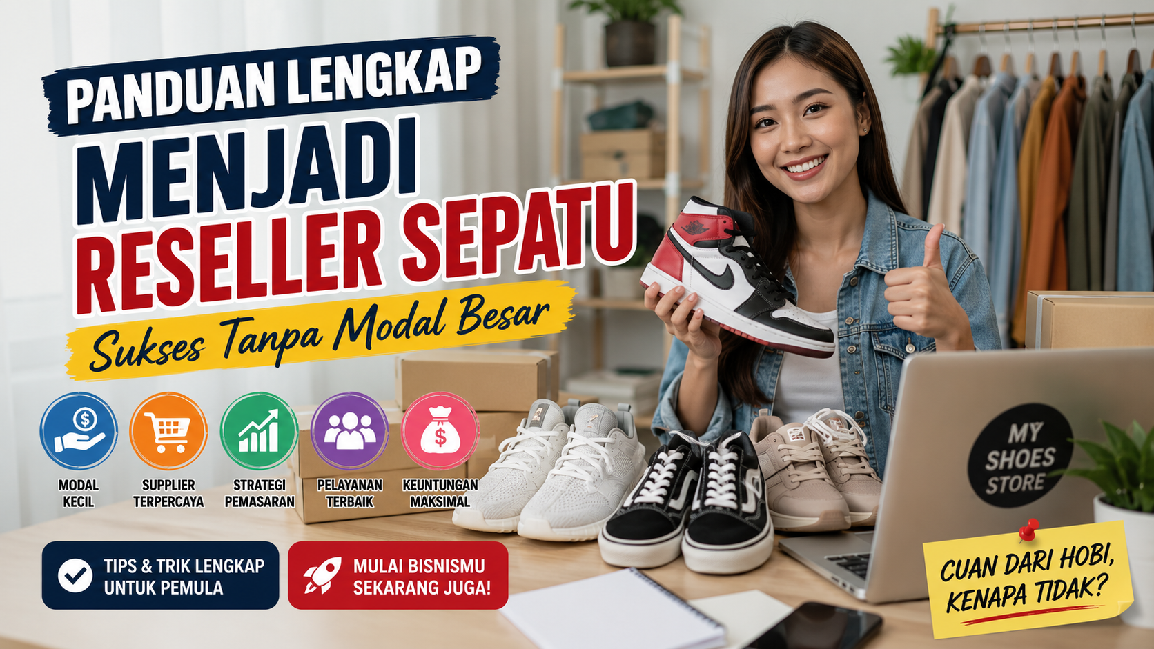 Panduan Menjadi Reseller Sepatu