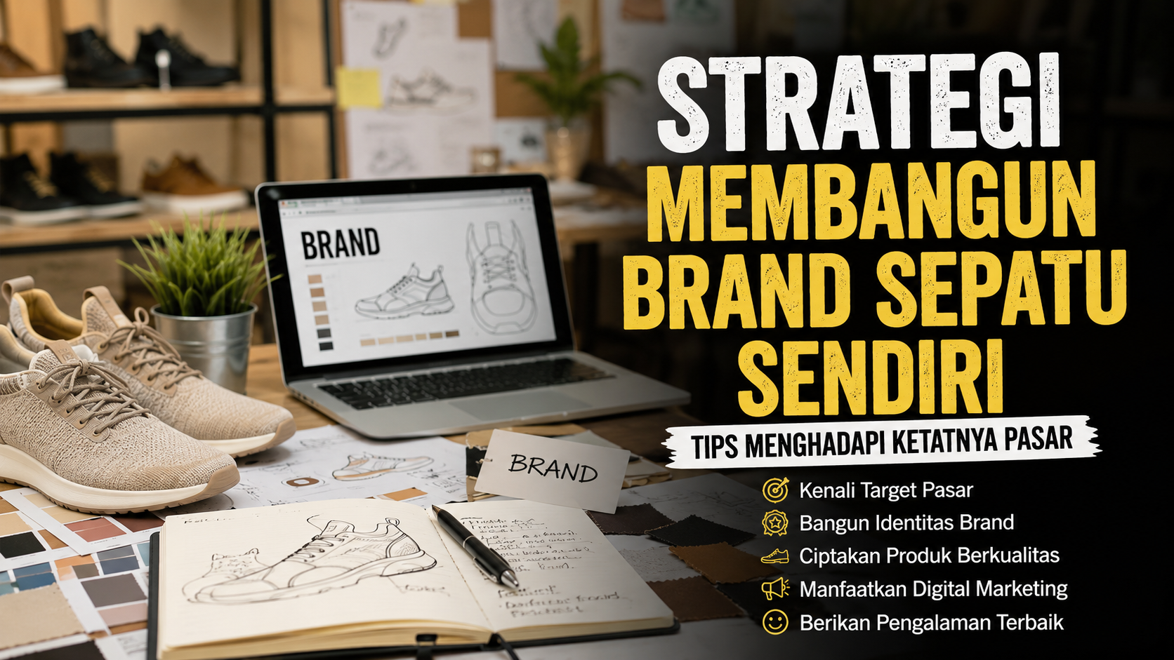 Strategi Membangun Brand Sepatu Sendiri