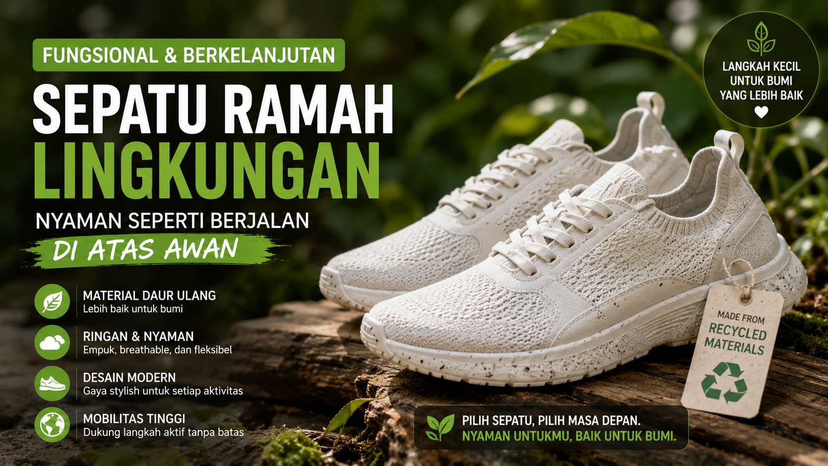 Sepatu Ramah Lingkungan