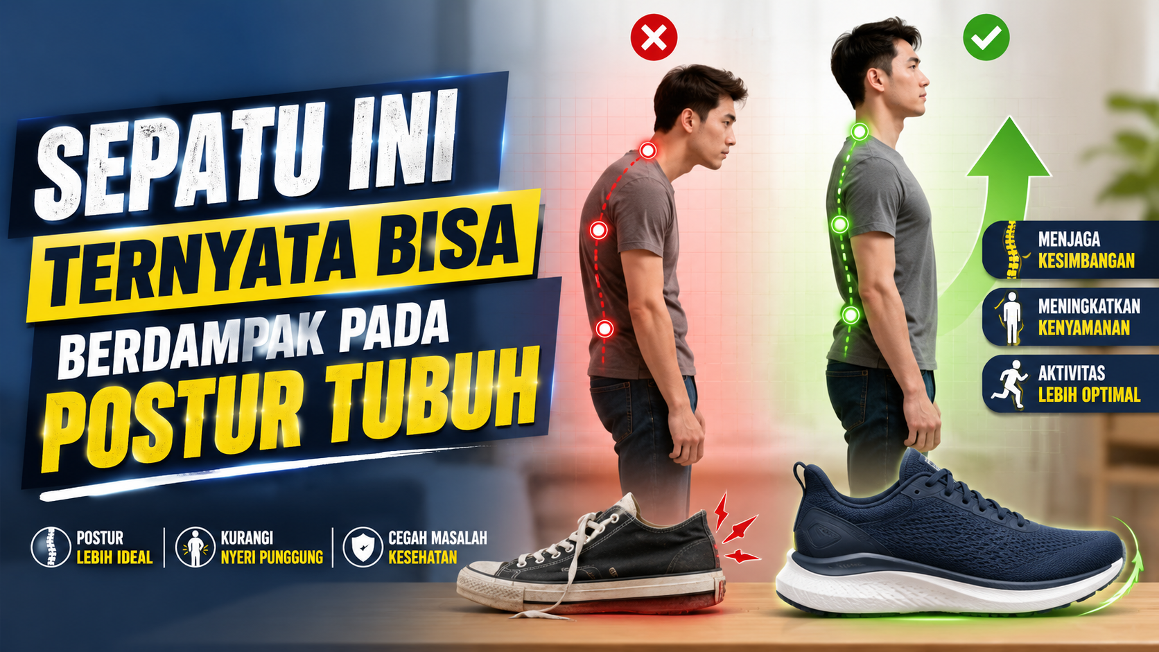 Tren Boleh, Nyaman Harus! Cara Memilih Sepatu yang Ramah untuk Postur Tubuh