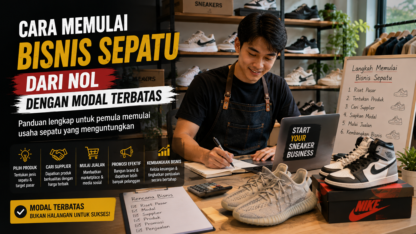 Cara Memulai Bisnis Sepatu dari Nol