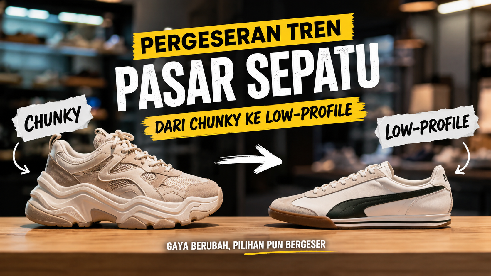 Pergeseran Tren Pasar Sepatu