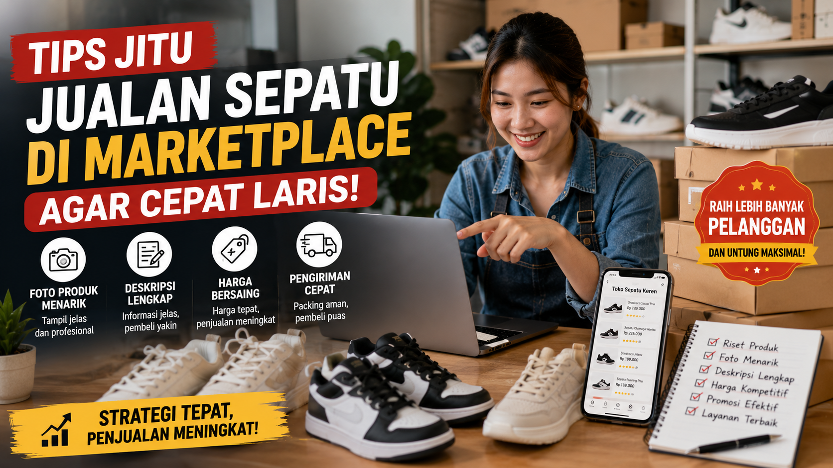 Jualan Sepatu di Marketplace