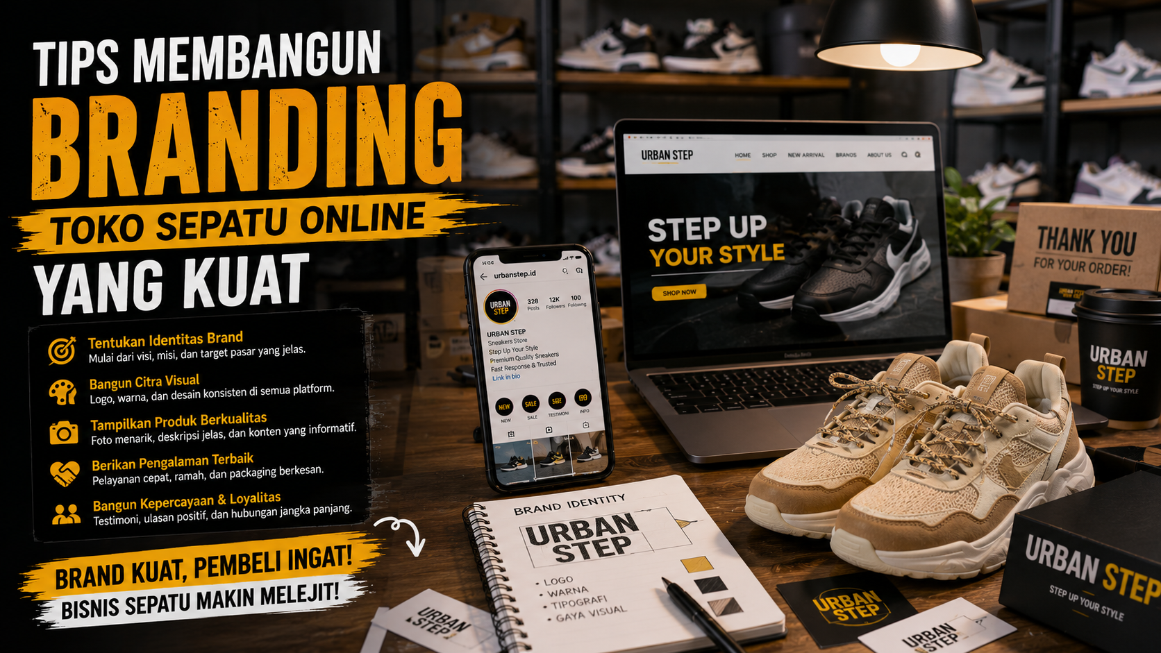 Strategi Branding Toko Sepatu Online untuk Menarik Pelanggan Baru
